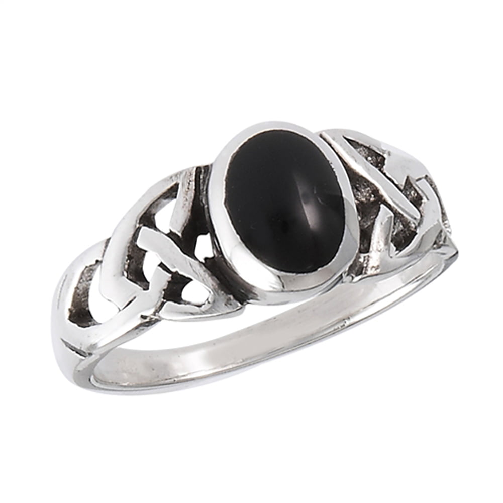 DV Jewels Black Onyx Gemstone Ring 