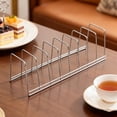 thumbnail image 4 of Plate Rack Organizer for Cabinet, Stainless Steel Drying Rack for Dishes, 15X4 in, Stainless Steel Wire, Kitchen Cabinet Organizer, Drying Dish Rack, Silver tone, 1 Pc, 4 of 6