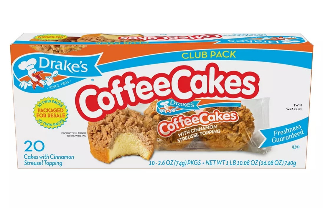 Drake's Coffee Cakes, 20 ct./24.46 oz.