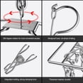 thumbnail image 3 of Stainless Steel Clothes Drying Rack Clothing Racks High-strength Waterproof Grip Clip and Laundry Hanging Clip Rust-resistant Strong Grip Clip, 3 of 6