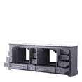thumbnail image 6 of Dark Grey Double Bath Vanity 84" W X 22" D, White Quartz Countertop - Solid Wood, Soft Close, Scratch & Stain , 2 Cabinets, 14 Drawers Open Shelf For Storage, Pre-drilled 8 In. Faucet 84 22 In., Top, 6 of 7