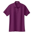 thumbnail image 5 of Yellow Rooster Women's Silk Touch Classic Female Polo Shirt Deep Berry 5XL, 5 of 6