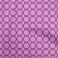 thumbnail image 1 of oneOone Viscose Jersey Pink Fabric Geometric Shape Sewing Craft Projects Fabric Prints By Yard 60 Inch Wide, 1 of 4