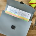 thumbnail image 4 of Pen+Gear Expanding File Folder, 26 Pockets, Gray Color, 1 Count, Letter Size, 4 of 7