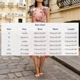 thumbnail image 3 of Xaqiouau Womens Floral Midi Dress Cap Sleeve Casual Summer A Line Dress Crew Neck Fit and Flare Belted Party Wedding Guest Dress, 3 of 9