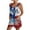 AA-Blue, variant on Ofertas en Walmart! Rompers for Women Dressy Summer Linen Casual Sleeveless Onesie Shorts 4th of July American Flag Patriotic Short Jumpsuit with Pocket Blue XL