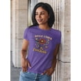 thumbnail image 2 of Fantastic Good Vibes Shaped T-Shirt Women -Image by Shutterstock, Female Medium, 2 of 4