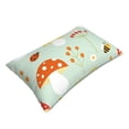 thumbnail image 3 of EasygdpMushroom Bee Polyester Fiber Double-Sided Pillowcase,Super Soft,Comfortable And Luxurious Pillowcase,Not Easy To Break Or Deform- 16"X24", 3 of 9