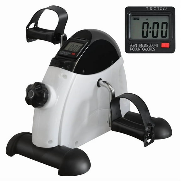 【LuckyNote】Mini Exercise Bike for Home Rehabilitation - 120KG Capacity with LED Display & Instep Strap
