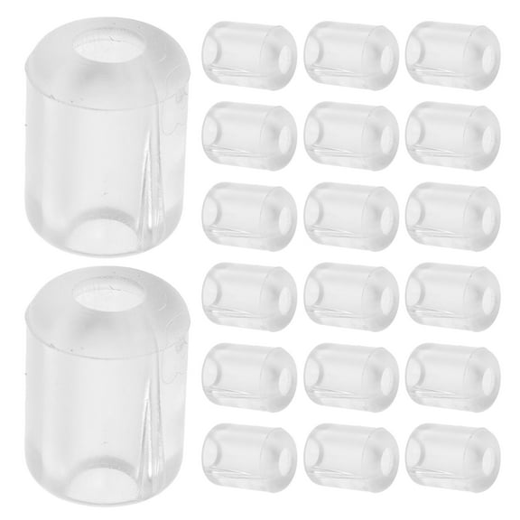 90 PCS Sports Earplug Nail Hook Plug 1.40X1.00X1.00CM Transparent