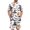 White, variant on Pajamas for Men Halloween Pumpkins Print Mens Pajama Set Short Sleeve Crewneck & Pajama Shorts