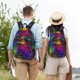 thumbnail image 4 of Fotbe Bright Universe Mochila de Lona con Estampado, Mochila Duradera, Mochila Versátil de Alta Calidad, Mochila Compacta Vintage-Small, 4 of 5