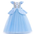 thumbnail image 4 of Disney vestido de princesa para niña, disfraz de Cenicienta, vestido de baile, disfraz de fiesta de Carnaval de Halloween, ropa de cumpleaños para niños de 2 a 10 años, 4 of 5