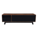thumbnail image 1 of Mueble Para Tv Omega Nogal con Negro Mesa De Tv Pantalla Centro De Entretenimiento Dimobeler Omega, 1 of 3