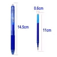 thumbnail image 7 of 12 PCS Multi-color Erasable Gel Pens Built-In Erasers, Erasable Colored Pens Gel Ink, Fine Point 0.7mm, Smooth-Flowing Retractable Erasable Design, for Note Taking, Planner, Drawing, 7 of 7