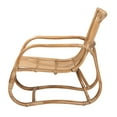 thumbnail image 3 of Baxton Studio Blanca Modern Bohemian Natural Rattan Accent Chair, 3 of 10