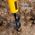 thumbnail image 3 of Electric Post Hole Digger, Rechargeable 320RPM High Efficiency Electric Earth Auger Post Hole Digger Heavy Duty Cordless Electric Auger Digging Tool for Post Hole Digging, Drilling, 3 of 7
