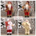 thumbnail image 2 of Juguete de peluche Navidad Papá Noel Estatuilla 12 pulgadas Papá Noel Muñeco Adorno Decoración Regalos de fiesta de Navidad Adorno de invierno Cena Decoración de mesa para festivales de vacaciones Eccomum Juguete de peluche, 2 of 7