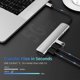 thumbnail image 3 of Hub USB C WALNEW 7 en 1 con PD de 100 W, HDMI 4K, lector SD/TF, 3 of 7