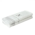 thumbnail image 2 of SKL Home Casual Monogram Hand Towel (2-Pack), "N",  White, 2 of 6