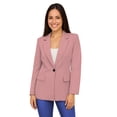 thumbnail image 1 of Saco largo de Mujer Elegante Atemporal Palo de rosa Chica, 1 of 3