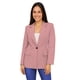 thumbnail image 1 of Saco largo de Mujer Elegante Atemporal Palo de rosa Chica, 1 of 3