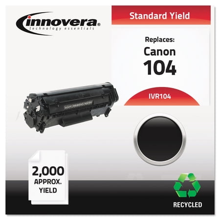 UPC: 0686024121640 | Innovera IVR104 Remanufactured Black Toner Replacement for 0263B001AA #104 2000 Page-Yield
