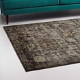 thumbnail image 6 of Industrial Country Cottage Farm Beach House Living Lounge Room Area Rug Runner Floor Carpet, Fabric, Multi Black, 6 of 7