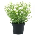 thumbnail image 3 of Artificial Potted Flower Simulation Potted Plant Home Office Decor (Green), 3 of 6