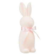 Easter Flocked Bunny Decor, Pink, 9 Inch, by Way To Celebrate