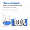 thumbnail image 3 of 10 Values Trimmer Potentiometers Assortment 3-pin Connector Component Portable High Variable Adjustable Resistors Assorted Kit Electronic Component, 3 of 7