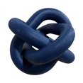 thumbnail image 2 of Decoración de eslabones de madera con diseño geométrico minimalista moderno para estantes de estilo rústico o de oficina. azul, 2 of 9