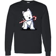 thumbnail image 3 of Inktastic Candycane Cutie Westie Long Sleeve T-Shirt, 3 of 5