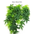 thumbnail image 2 of Famyfamy Simulation Plants Pet Feeding Green Hanging Leaves ,Climbing Feeder Box Decor For Aquarium Fish Fake Water Plants 30-50CM, 2 of 17