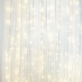 thumbnail image 3 of Danson Décor Rideau Lumineux 96 DEL 5MM à piles, Blanc Chaud, 3 of 4