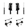 thumbnail image 1 of Transit Auto Front Rear Complete Suspension Strut Shock & TQ sway Bar Link Kit for Car 2015 Volkswagen Jetta S Base with Sedan with 50mm Outside Housing Diameter Left Right Side KSS-108361, 1 of 2
