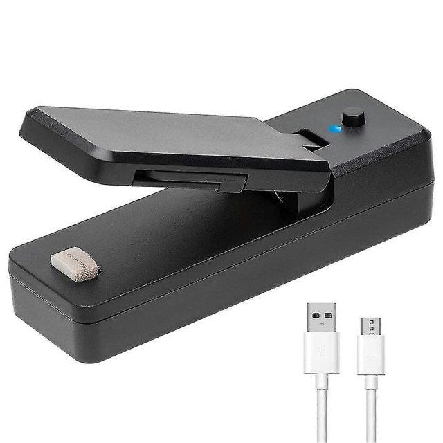 Mini Bag Sealer-2In1 Portable Rechargeable Handheld Vacuum Heat Sealers &Cutter for Plastic Bag Sto