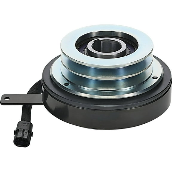 New Electric PTO Clutch Compatible with 1978-1992 John Deere 316 317 318 322 330 332 420 430 Lawn Garden Tractor 1-7/16" Shaft 4-5/8" Pulley CW AM118770 AM103575 AM103252 AM104895