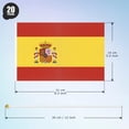 thumbnail image 2 of Banderas de España ASUNO, 20 unidades, 14 x 21 cm, poliéster, 2 of 7