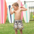 thumbnail image 4 of FORMRS Boys Swim Trunks Quick Dry Mesh Liner Boardshorts Sizes XS-XL, Cute Ghosts, 4 of 7