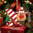 thumbnail image 2 of HYLLai English Uppercase Letter Christmas Ornaments, Customizable Decor for Personalized Tree Messages and Holiday Home Accents (N, 2 of 2