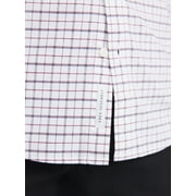 Free Assembly Mens Cotton Button Down Oxford Shirt with Long Sleeves, Sizes XS-3XL