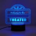 thumbnail image 4 of Personalized Planet Home Family Theather Multicolor LED Night Light with Custom Name Laser Engraved on Acrylic Design Insert, 4 of 5
