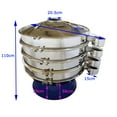 thumbnail image 2 of INTSUPERMAI 39" Vibrating Screen Shaker Liquid Powder Large Sieve Bake Sifter 220V, 2 of 9