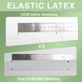 thumbnail image 4 of White Thin Flat Rubber Band 10m Roll with Excellent Elasticity, 4 of 7