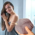 thumbnail image 7 of PONPRNGY 1Pc Loofah Charcoal Bath Shower Sponge Body Scrubber, Exfoliate Mesh Pouf Shower Bouquet, Large Bath Sponge for Women and Men, 7 of 7