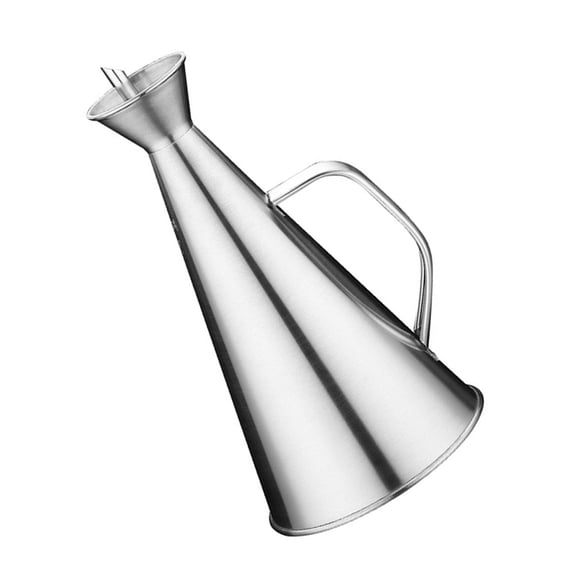 500ml Stainless Steel Oil Dispenser Leakproof Spout Oil Pot Oiler Sauce Pourer Vinegar Bottle Kitchen Supplies