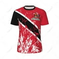 thumbnail image 3 of Exclusive design Trinidad And Tobago Flag Grain 3D Printed Men For Running Bike Soccer Tennis Fitness Sports tshirt Mesh T-shirt, 3 of 16