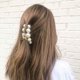 thumbnail image 4 of Hair Clips with Pearls Black Hair Clips Large Hair Clips French Design Hair Accessories for Women and Girls (2 pcs), 4 of 5