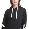 thumbnail image 2 of Calvin Klein Womens Performance Jumbo-Logo Fleece Hoodie, 2 of 3